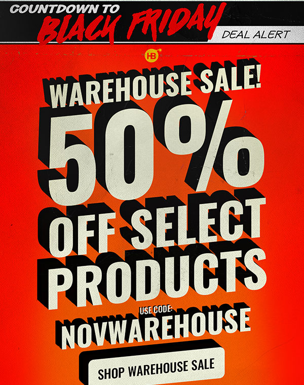 Countdown to Black Friday Deal Alert Warehouse Sale Get 50% Off Select Items Code: NOVWAREHOUSE This offer ends Tuesday, 11/19/24, at 9:00 A.M. EST. Offer not valid on bundles. Shop Warehouse Sale