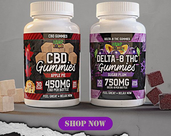 Hemptoberfest Get a Free 30ct Apple Pie CBD Gummies or 30ct Sugar Plum Delta 8 Gummies With Your $30+ Order Code: SEASONAL This offer ends Monday, 10/21/24, at 9:00 A.M. EDT. Offer not valid on bundles. Shop Now