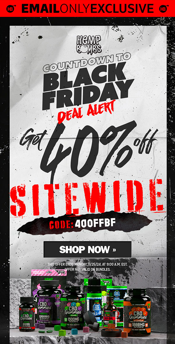 Countdown to Black Friday Deal Alert Get 40% Off Sitewide Code: 40OFFBF This offer ends Monday, 11/25/24, at 9:00 A.M. EST. Offer not valid on bundles. Shop Now